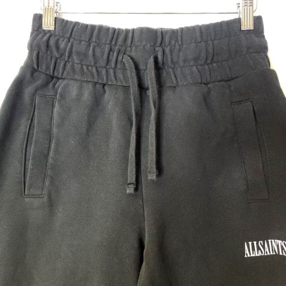 ALL SAINTS Alden Relaxed Cuffed Sweatpants In Black Size  S - Picture 6 of 16